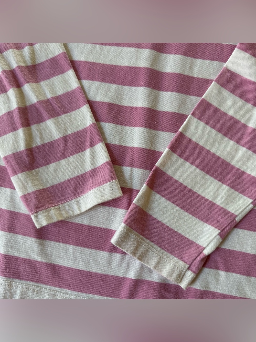 Zara Tom and Jerry Striped Pink White Long Sleeve Tee Top Graphic Girls 11-12 - Picture 4 of 7